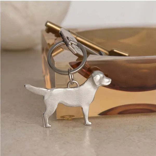 mens gift fathers day pewter keyring